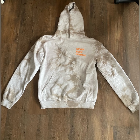 Bananas Monkey Tie Dye Never Been Normal Hoodie Size Large - Picture 3 of 5